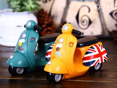 Mô hình xe Vespa ống tiết kiệm Composite MHX-VESPA-02