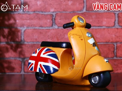 Mô hình xe Vespa ống tiết kiệm Composite MHX-VESPA-02