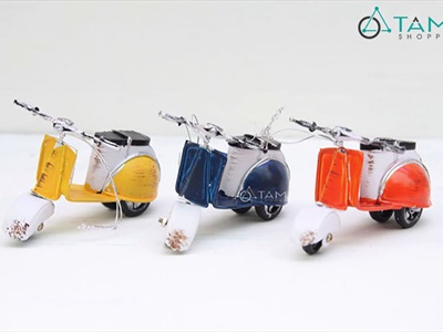 Mô hình xe Vespa sắt mini MHX-VESPA-01