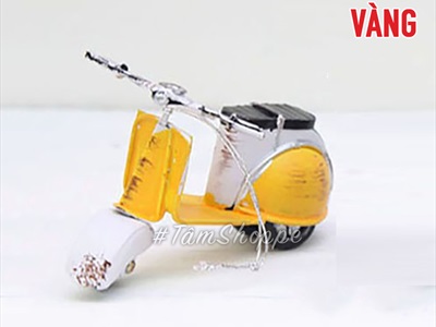 Mô hình xe Vespa sắt mini MHX-VESPA-01