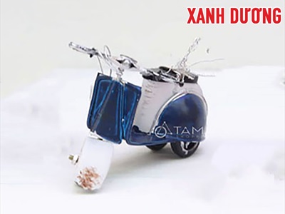 Mô hình xe Vespa sắt mini MHX-VESPA-01