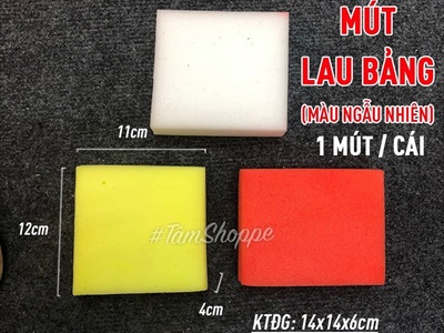 Phấn viết bảng không bụi mút lau bảng đen