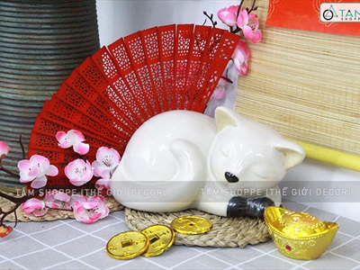 Quạt gỗ xếp cổ trang họa tiết đẹp R33cm DDTI-QUAT-01