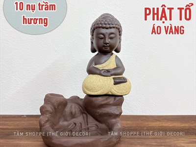 Thác khói trầm hương để bàn phật bên suối [Tặng 10 nụ trầm] TKTH-02