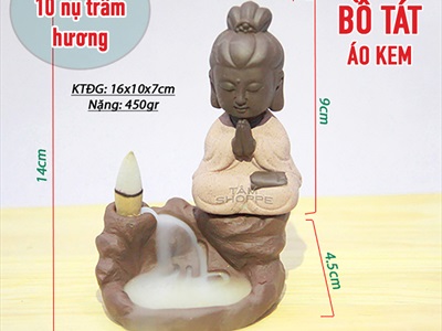 Thác khói trầm hương để bàn phật bên suối [Tặng 10 nụ trầm] TKTH-02