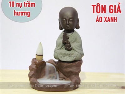 Thác khói trầm hương để bàn phật bên suối [Tặng 10 nụ trầm] TKTH-02