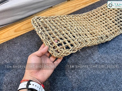 Thảm chùi chân massage bằng cói chữ nhật THCHCH-01
