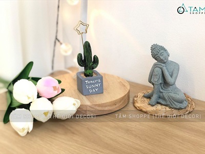 Tượng phật ngồi 2 kiểu resin giả đá TUONGPHAT-01