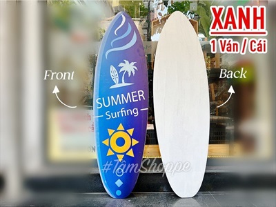 Ván lướt sóng trang trí chủ đề Surf Paradise cao 150cm VLS-02