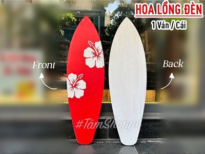 Ván lướt sóng trang trí chủ đề Tropical bar cao 90cm VLS-01
