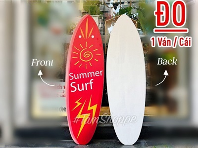 Ván lướt sóng trang trí chủ đề Surf Paradise cao 150cm VLS-02