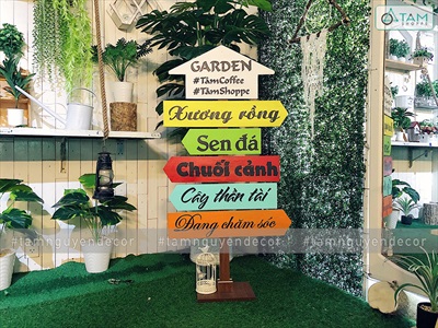 Cây bảng mũi tên chỉ đường bằng gỗ theo yêu cầu CHIDUONG-YC-01