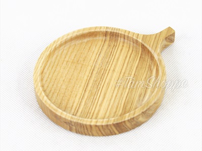 Lót ly gỗ tròn có tay cầm nhỏ LOTLY-GO-01