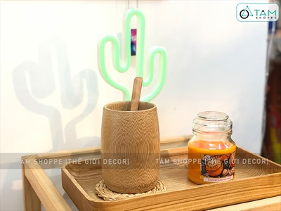 Ly gỗ tre tự nhiên LYTACH-01