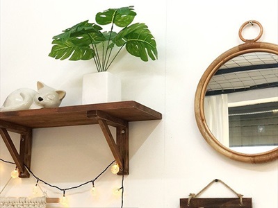 Tấm gỗ chữ nhật Decor lót ly - làm Handmade PHOIGO-01