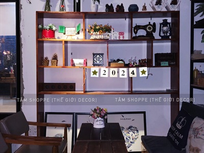 Thẻ chữ gỗ số gỗ trang trí [Lẻ từng thẻ - Có lỗ xỏ dây treo] CHU-GO-11