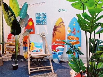 Ván lướt sóng trang trí chủ đề Vitamin Sea cao 150cm VLS-03