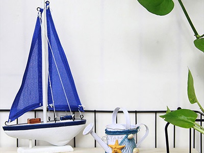 Bình tưới cây mini chủ đề biển màu trắng [handmade - 4 kiểu] BINHTUOI-01