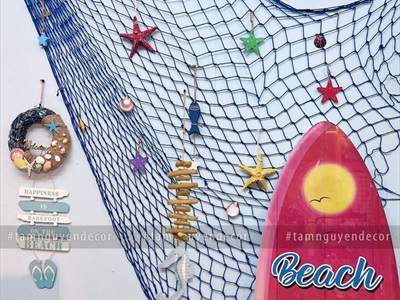 Dây treo cá ngựa xương gỗ dài [Thủ công - Giả cổ] DTR-BIEN-09