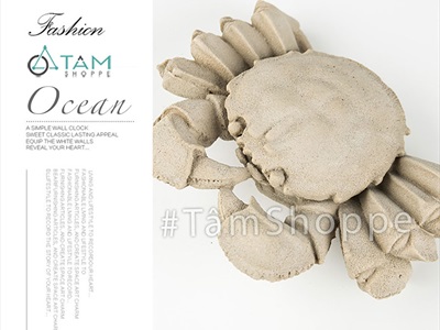 Gạt tàn thuốc hình con cua độc đáo [Nắp rời - 4 màu chọn] GATTAN-01