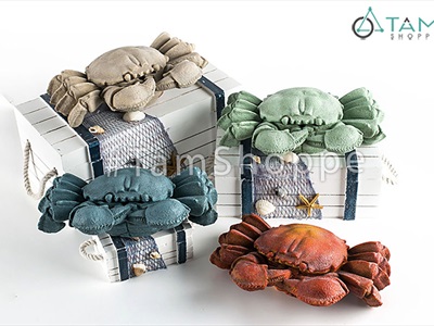 Gạt tàn thuốc hình con cua độc đáo [Nắp rời - 4 màu chọn] GATTAN-01