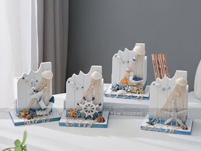 Hộp cắm bút chủ đề biển vách sóng [4 kiểu - handmade] CAMBUT-02