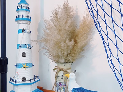 Mô hình ngọn hải đăng gỗ trang trí 4 cỡ [Chuẩn đẹp - Cao 23-57cm] HAIDANG-01