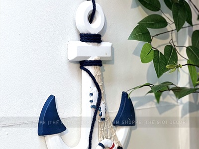 Mỏ neo trang trí chủ đề biển dài 32,5cm [Thủ công - Nhiều kiểu] MONEO-03