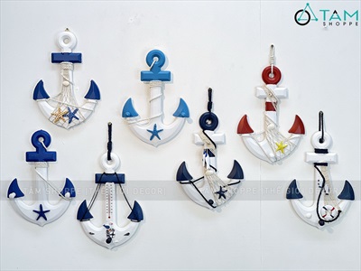 Mỏ neo trang trí chủ đề biển dài 32,5cm [Thủ công - Nhiều kiểu] MONEO-03
