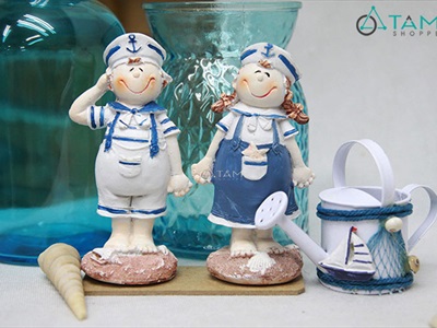 Tượng thuỷ thủ hải quân decor để bàn [Theo cặp - Nhiều kiểu] THUYTHU-01