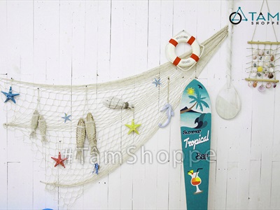 Ván lướt sóng trang trí chủ đề Tropical bar cao 90-150cm [In sắc nét - 3 kiểu dáng] VLS-05