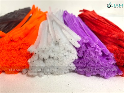 Bó 50-100 dây kẽm nhung làm handmade hàng đẹp PKHM-KEM-02