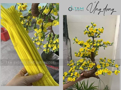 Bó 50-100 dây kẽm nhung làm handmade hàng đẹp PKHM-KEM-02