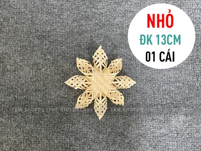 Bông tuyết tre 8 cánh nhiều cỡ BONGTUYET-01