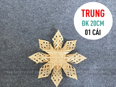 Bông tuyết tre 8 cánh nhiều cỡ BONGTUYET-01