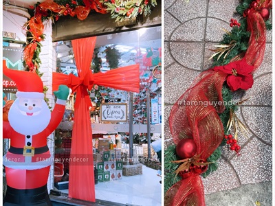 Cuộn ruy băng lưới bản 50cm dài 10m [quấn cây thông - làm vòng hoa] RUYBANG-15