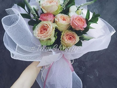 Cuộn ruy băng lưới bản 50cm dài 10m [quấn cây thông - làm vòng hoa] RUYBANG-15
