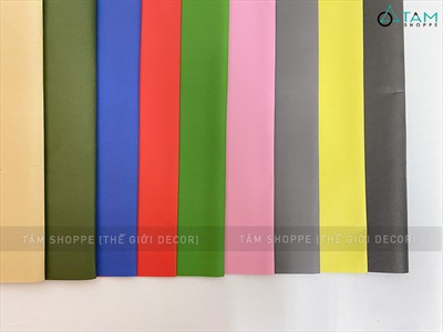 Giấy gói quà màu trơn basic nhám mờ 50x70cm GIAYGOIQUA-02