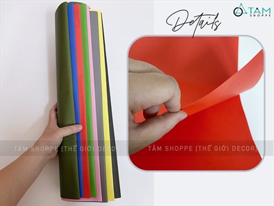 Giấy gói quà màu trơn basic nhám mờ 50x70cm GIAYGOIQUA-02
