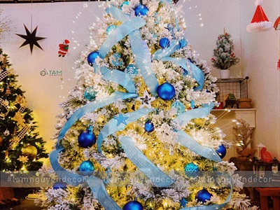 Hàng rào đế tròn che gốc cây thông Noel [Nhựa giả mây cao cấp] HANGRAO-02