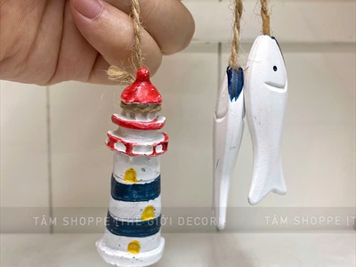 Hộp 10 phụ kiện mini chủ đề biển [Nhiều kiểu + 3-6cm] PKBIEN-01