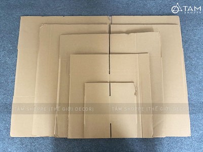 Hộp giấy carton làm hộp quà giáng sinh [Cứng cáp - nhiều cỡ] HOPGIAY-01