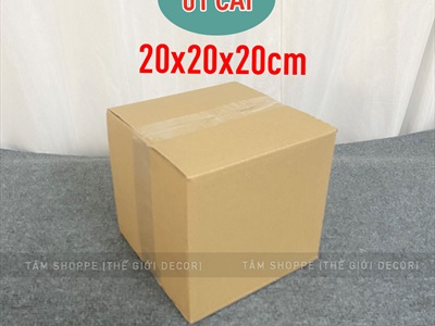 Hộp giấy carton làm hộp quà giáng sinh [Cứng cáp - nhiều cỡ] HOPGIAY-01