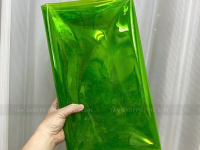 Màn nhựa dẻo PVC màu trong suốt làm lồng đèn [Khổ 1m2 - dày đẹp] PK-GIAYMAU-02