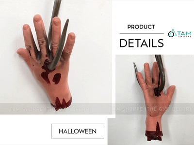 Mô hình tay chân máu móc xích treo kinh dị DTR-HLW-02