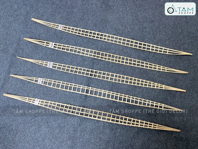 Nan tre cắm hoa trang trí cây thông Noel bản 5cm dài 1m [Loại đẹp - đan kĩ] NANTRE-01
