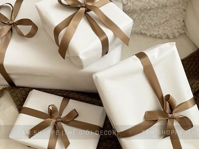 Ruy băng màu đồng vải lụa satin [Nhiều cỡ - Cuộn 22m] RUYBANG-16