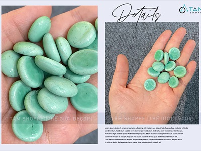 Sỏi thuỷ tinh viên tròn 2cm [Túi lưới 300gr - Nhiều màu] SOIDA-04