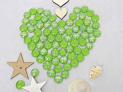 Sỏi thuỷ tinh viên tròn 2cm [Túi lưới 300gr - Nhiều màu] SOIDA-04