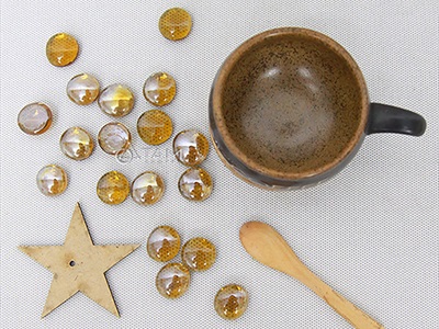 Sỏi thuỷ tinh viên tròn 2cm [Túi lưới 300gr - Nhiều màu] SOIDA-04